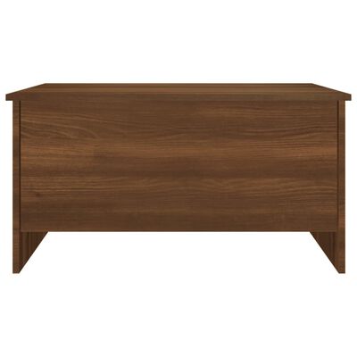 vidaXL Coffee Table Brown Oak 31.5"x21.9"x16.3" Engineered Wood