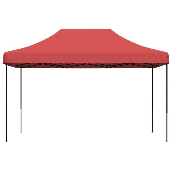 vidaXL Party Tent Burgundy, Black