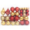 vidaXL Christmas Bauble Set Gold and red Plastic