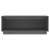 vidaXL TV Cabinet Grey Solid Pine Wood Medium TV Cabinet Rectangular