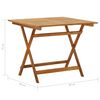 vidaXL Garden Dining Set Natural Wood Solid acacia wood Medium Foldable