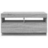 vidaXL TV Cabinet Grey Sonoma Engineered wood Medium TV Cabinet