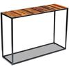 vidaXL Console Table Multicolour Reclaimed wood Medium Decorative Inlays