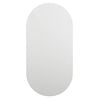 vidaXL Mirror Transparent Glass 31.5x15.7 in Modern Mirror