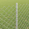 vidaXL Fence and Post Silver 2.62 x 82.02 ft Steel