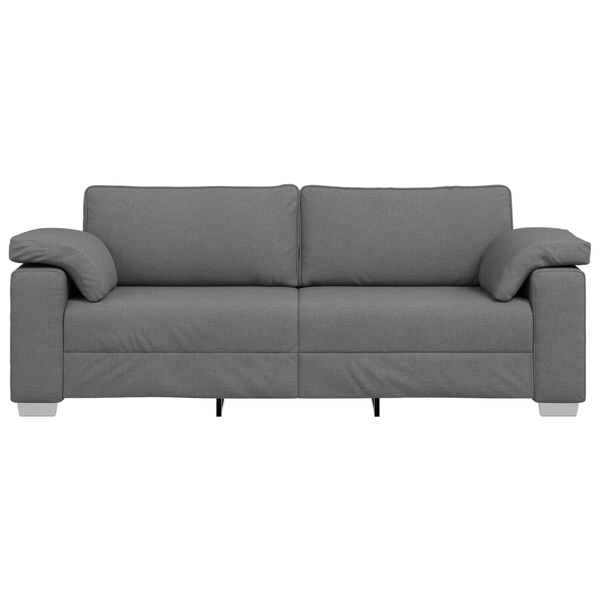 vidaXL Sofa Dark Grey 86.22 x 30.31 x 32.28 in Fabric