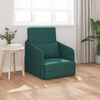 vidaXL Sofa Bed Dark Green 25.59 x 31.50 x 32.68 in Fabric