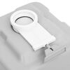 vidaXL Portable Camping Toilet Grey and White 20+2.6 gal HDPE