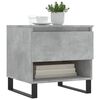 vidaXL Coffee Table Set of 2 Concrete grey Engineered wood, Metal Medium