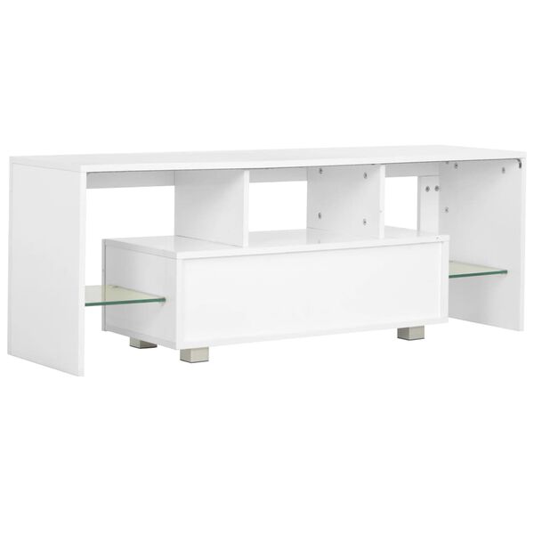 vidaXL TV Cabinet High gloss white E1 Engineered wood with melamine