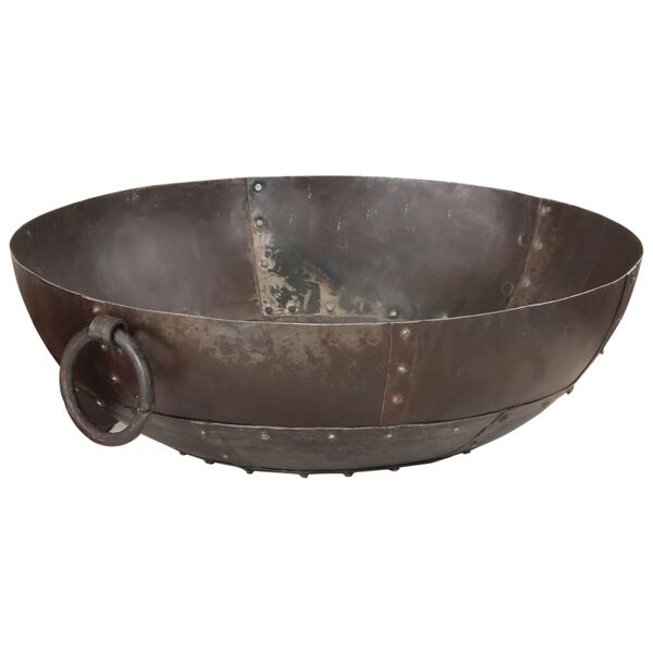 vidaXL Fire Pit 21.7x21.7x15.0" Iron