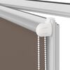 vidaXL Roller Blind Coffee Polyester 31.5 x 68.9 in Height-Adjustable