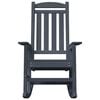 vidaXL Garden Rocking Chair Navy 70 x 92 x 108cm HDPE