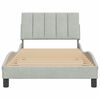 vidaXL Bed Frame Light Gray