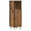 vidaXL Bathroom Furniture Set Rustic Wood Engineered Wood, Acrylic