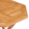 vidaXL Garden Dining Set Warm Teak Brown Teak wood 33.5 x 33.5 x 29.9 in