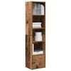 vidaXL Bookcase Old wood Engineered wood Medium Bookcase Rectangular
