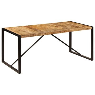 vidaXL Dining Table 70.9"x35.4"x29.5" Solid Mango Wood