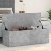 vidaXL Storage Box Concrete Grey Engineered Wood Large Storage Box