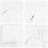 vidaXL Duvet Set with Pillow 3 pcs White Down Feather
