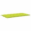 vidaXL Garden Bench Cushion Set of 2 Bright Green