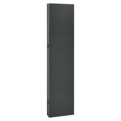 vidaXL 6-Panel Room Dividers 2 pcs Anthracite 94.5"x70.9" Steel