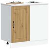 vidaXL Sink Base Cabinet Artisan oak Engineered wood Medium
