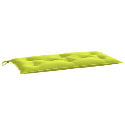 vidaXL Garden Bench Cushion Bright Green 43.3"x19.7"x2.8" Oxford Fabric