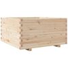 vidaXL Garden Planter Natural wood Solid pine wood