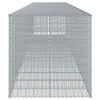 vidaXL Gabion Basket Silver Galvanized Iron Wire Large Durable