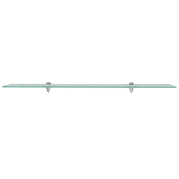 vidaXL Floating Shelf Clear Tempered safety glass 39.4 x 3.9 in