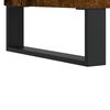 vidaXL Coffee Table Smoked oak Engineered wood Medium Height-Adjustable