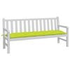 vidaXL Garden Bench Cushion Bright Green Oxford Fabric 70.9x19.7x2.8 in
