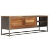 vidaXL TV Cabinet Recycled Teak Recycled Teak and Steel Medium