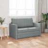 vidaXL Sofa Bed Light Grey 48.82 x 27.95 x 30.71 in Velvet