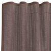vidaXL Voile Curtains with Rod Pockets 2 pcs Brown