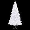 vidaXL Christmas Tree White PVC tree, steel stand Extra Large