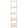 vidaXL 5-Tier Storage Rack 31.5"x15"x66.9" Solid Pinewood 551.2 lb