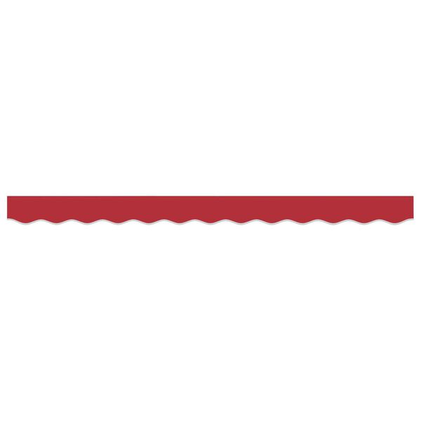vidaXL Awning Valance Red 580 x 20 cm Canvas