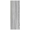 vidaXL Bookcase Grey Sonoma Engineered wood Medium Bookcase