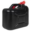 vidaXL Fuel Can with Flexible Spout 3 pcs Black 5.3 gal Plastic