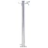vidaXL Water Column Silver Stainless Steel, Polypropylene 31.5 in Column