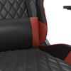 vidaXL Gaming Chair Black and Wine Red Faux Leather