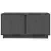 vidaXL TV Cabinet Grey Solid pine wood 31.5 in x 13.8 in x 15.9 in