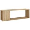 vidaXL TV Cabinet Sonoma oak Engineered wood TV Cabinet Rectangular