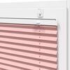vidaXL Pleated Blind Pink 100% Polyester 45.3 x 59.1 in