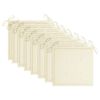 vidaXL Outdoor Chair Set of 8 Cream, Natural Wood