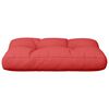 vidaXL Pallet Cushion Red 100% polyester 23.6" x 15.7" x 4.7
