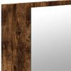 vidaXL LED Mirror Cabinet Smoked Oak Engineered Wood, Acrylic Medium