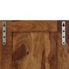 vidaXL Coat Rack Acacia wood with natural grain patterns